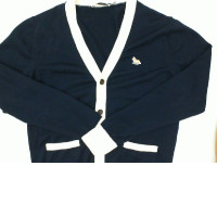 maison kitsune blue coat