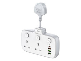 Ldnio 3 Pin 2 Port PowerStrip Price in BD | RYANS