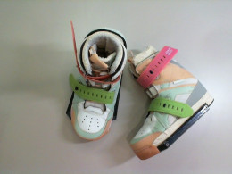 Wakeboarding shoes, beige with blue soles, not new