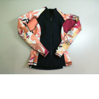 Children's swimming jacket, with zipper