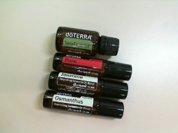 Set of 4 scents DoTerra rose, jasmine, osmanthus, terraEssential oil blend Set of 4 scents DoTerra rose, jasmine, osmanthus, terraEssential oil blend