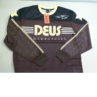 Men's jacket with long sleeves, brown DEUS