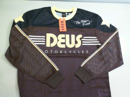 Men's jacket with long sleeves, brown DEUS