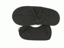 Set for a long flight (sleep mask + slippers)