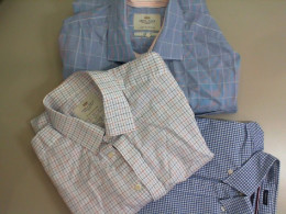 Set of 3 men's shirts, checkered