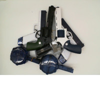 set of toy gun 