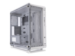 Thermaltake Computer Case Core P6 TG Snow with 6 Fans