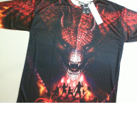 T-shirt with dragon size L