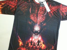 T-shirt with dragon size L