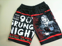 Sports shorts with boxer pattern