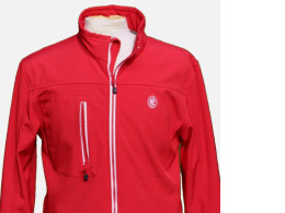 men style red jacket