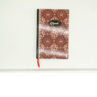 Diary with brown cover