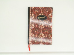 Diary with brown cover