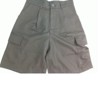 Women's black shorts with pockets