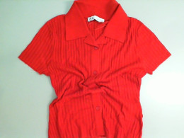 Women's red jacket with buttons