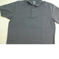 Men's gray polo