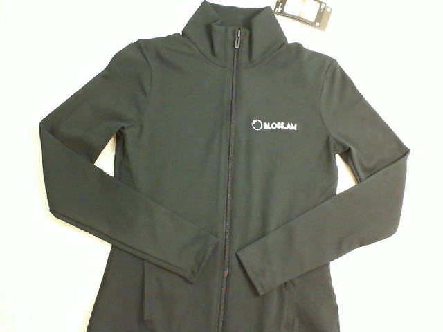 Women's black sports jacket with a zipper BLOSS.AM Women's black sports jacket with a zipper BLOSS.AM