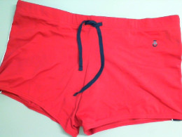 Men's swimming trunks, red