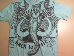 Blue T-shirt with elephant