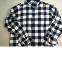 Men's shirt with long sleeves, checkered Men's shirt with long sleeves, checkered