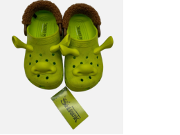 Crocs Classic Clog Dreamworks Shrek Shoe Lime Green 209378-3TX SIZE J3