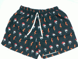Black shorts with orange pattrn sixe M