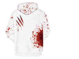 white halloween hoodie size XL white halloween hoodie size XL