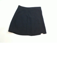 Black short skirt with zipper