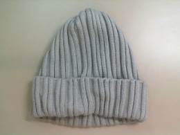 Knitted warm hat, gray