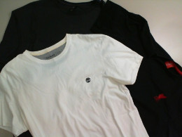 Set of 3 T-shirts, 2 black + 1 white