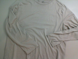 Oversized sweatshirt, beige, long sleeve