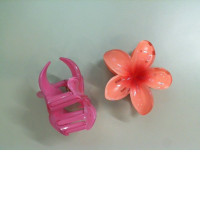 Set of 2 hair clips, flowers