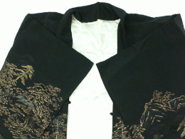 Black coat with gold pattern oversize Black coat with gold pattern oversize