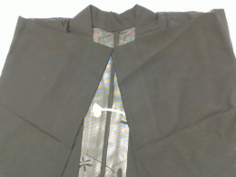 Black coat with floral pattern oversize Black coat with floral pattern oversize