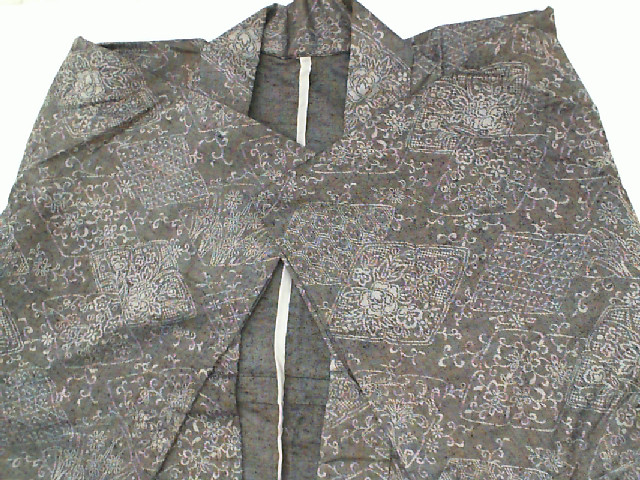 Gray floral coat oversize Gray floral coat oversize