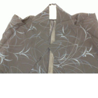 balck coat with blue stripes oversize 