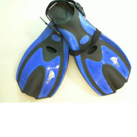 Swimming fins, blue