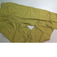 Coton trousers, mustard color