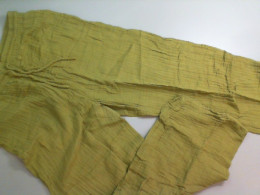 Coton trousers, mustard color