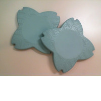 Silicone knee pads for yoga, 2 pcs.