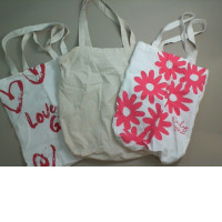 Set of 3 cotton bags
