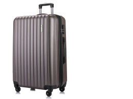 Suitcase on wheels, grey, size 69/48/28