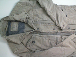 Men's demi-season jacket, brown, with pockets with zippers