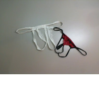 Set of 2 women's underwear, white+black Set of 2 women's underwear, white+black