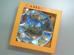 Souvenir plate in a box Cambodia