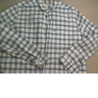 Men's shirt, white checkered, LEVIS