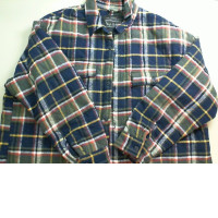 Warm men's coat, buttoned