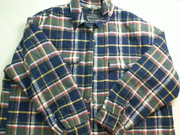 Warm men's coat, buttoned