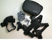 Set of 7 GoPro camera mounts + storage bag