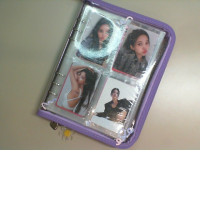 Zipper book about Korean music group with stickers